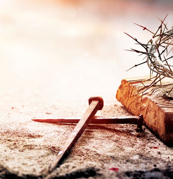 Calvary Of Jesus Christ - Crown Of Thorns And Cross