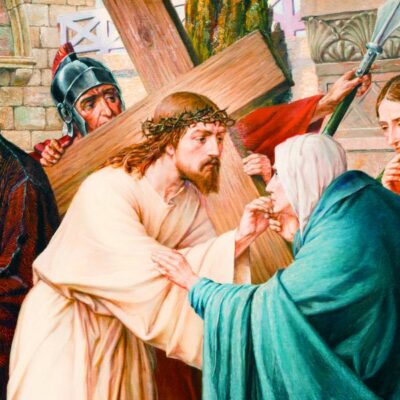 Boleść czwarta: spotkanie z Jezusem  na drodze krzyżowej