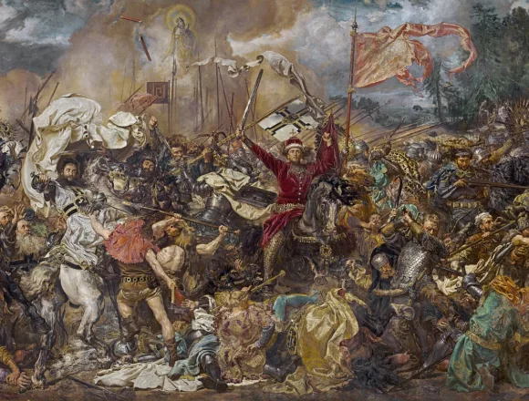 Jan_Matejko,_Bitwa_pod_Grunwaldem „Bogurodzica”