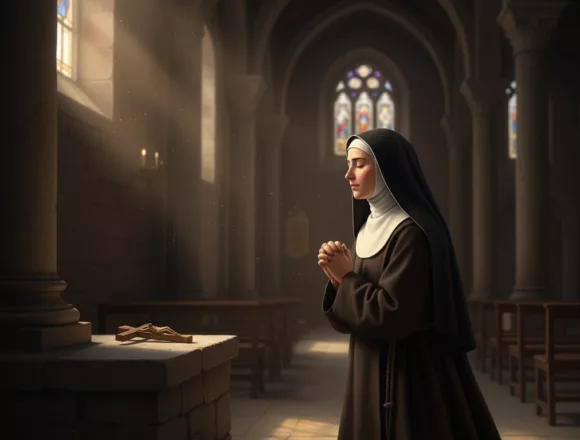 Teresa z Avila (1515-82) na modlitwie Solo Dios basta