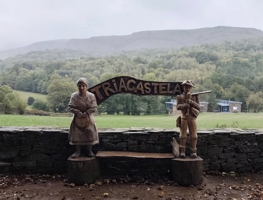 Triacastela ciudad Camino Levante dzień 37