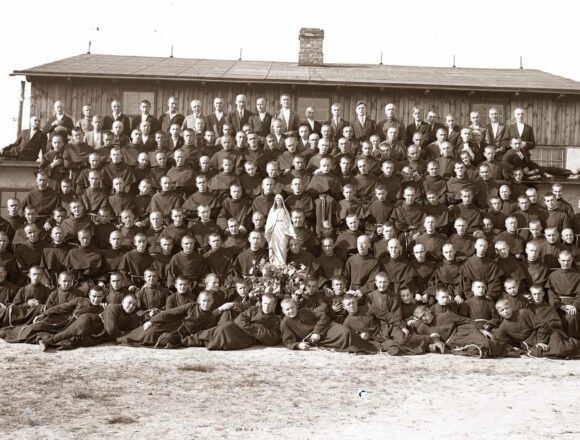zakonnicy i aspiranci, niepokalanów, 1932 zakonnicy i aspiranci, niepokalanów, 1932