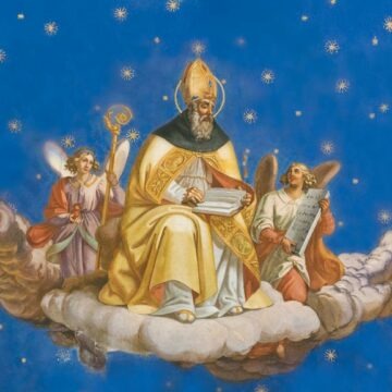 FRESK ŚW. AUGUSTYN w bazylice santa maria sopra minerva