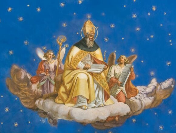 FRESK ŚW. AUGUSTYN w bazylice santa maria sopra minerva