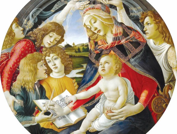 Madonna DEL MAGNIFICAT, Sandro Botticelli, 1481 / fot. wikimedia commons