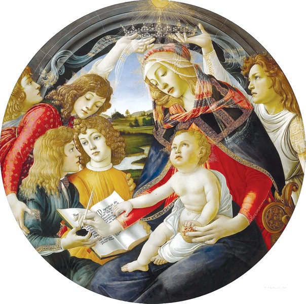Madonna DEL MAGNIFICAT, Sandro Botticelli, 1481 / fot. wikimedia commons
