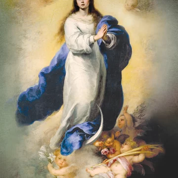 Maryja Niepokalanie Poczęta, BARTOLOMÉ Murillo, ok. 1660 / fot. wikimedia commons Maryja Niepokalanie Poczęta, BARTOLOMÉ Murillo, ok. 1660 / fot. wikimedia commons