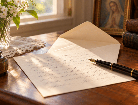 Listy czytelników przy porannym świetle Listy od Czytelników