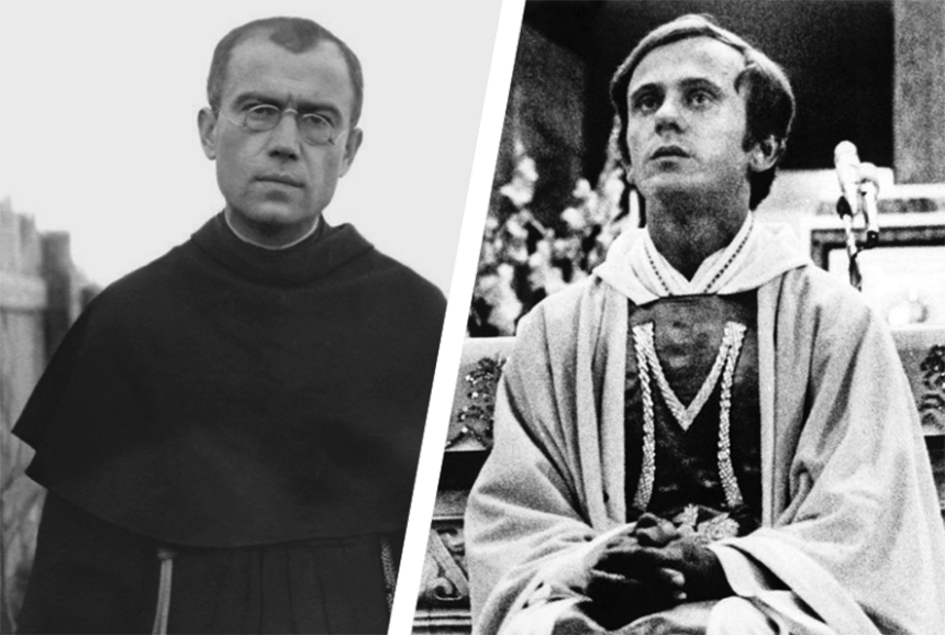 Maksymilian-i-Jerzy Ojciec Maksymilian i ksiądz Jerzy